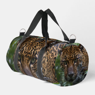 "Silent Hunter: The Jaguar Stalks the Forest" Duffle Bag