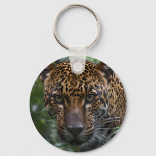 "Silent Hunter: The Jaguar Stalks the Forest" Key Ring
