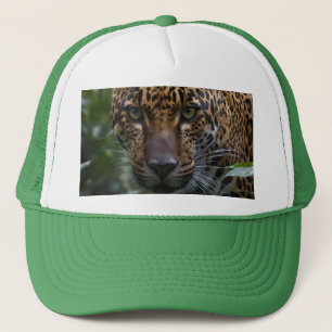 "Silent Hunter: The Jaguar Stalks the Forest" Trucker Hat