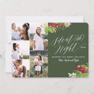 Silent (ish) night multi photo holiday card.