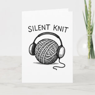 Silent Knit - Funny Christmas Card