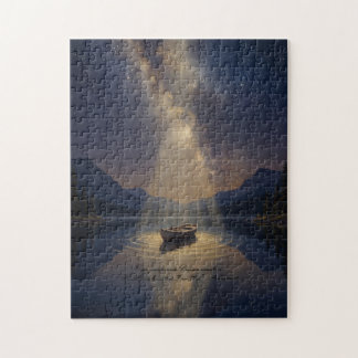 Silent Lake & Starry Night Jigsaw Puzzle