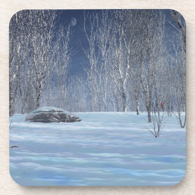 Silent Light Cork Coaster (Front)