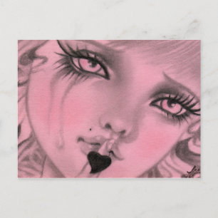 Silent Love Doll Postcard