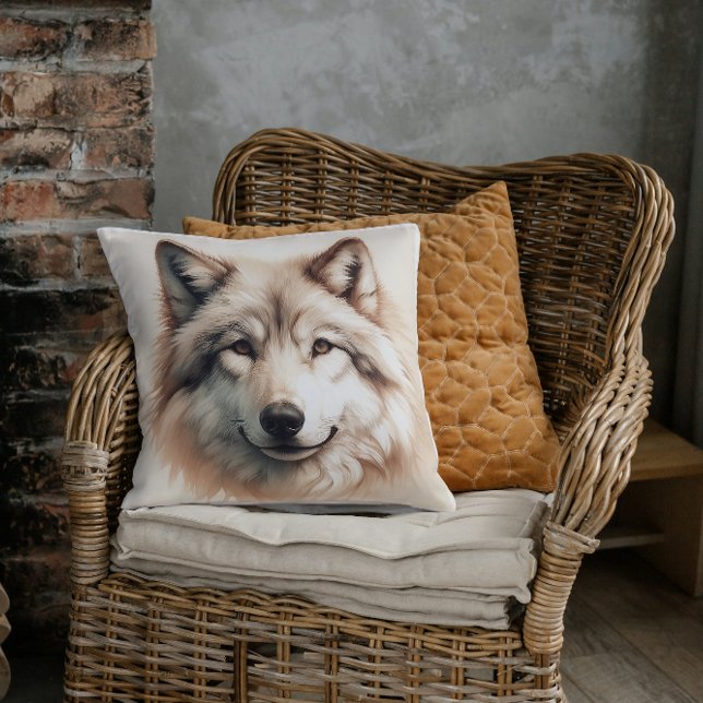 Silent Majesty The Lone Wolf Cushion (Creator Uploaded)