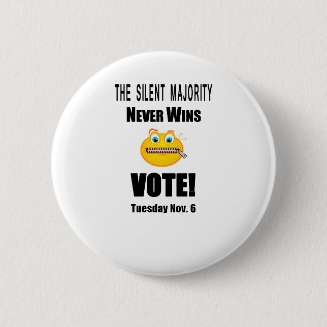 Silent Majority #1.pdf 6 Cm Round Badge (Front)