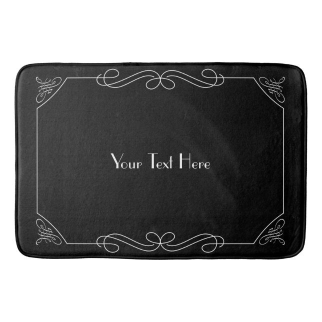 Silent Movie Bath Mat (Front)