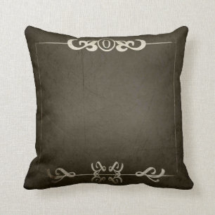 "Silent Movie" Blank Sign Board.. CUSTOMIZE IT! Cushion