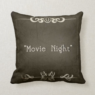 SILENT MOVIES "Movie Night" Cushion