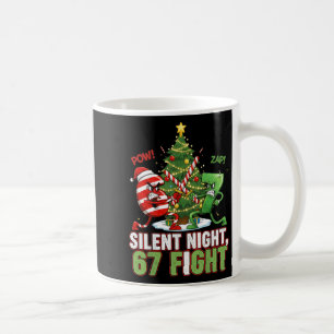 Silent Night 67 Fight Funny Christmas _1 Coffee Mug