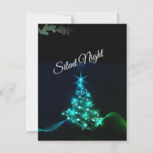 'Silent Night' Blue Stars