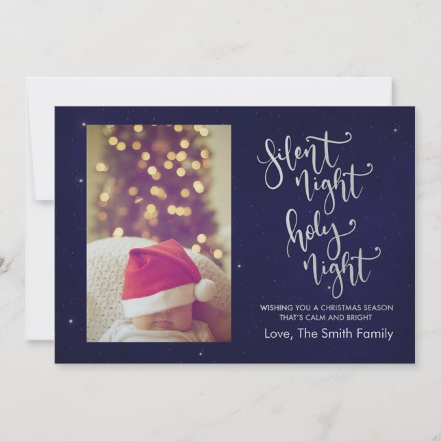 Silent Night | Christmas Card (Front)