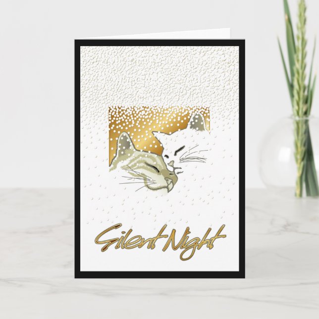 Silent Night Holiday Card (Front)