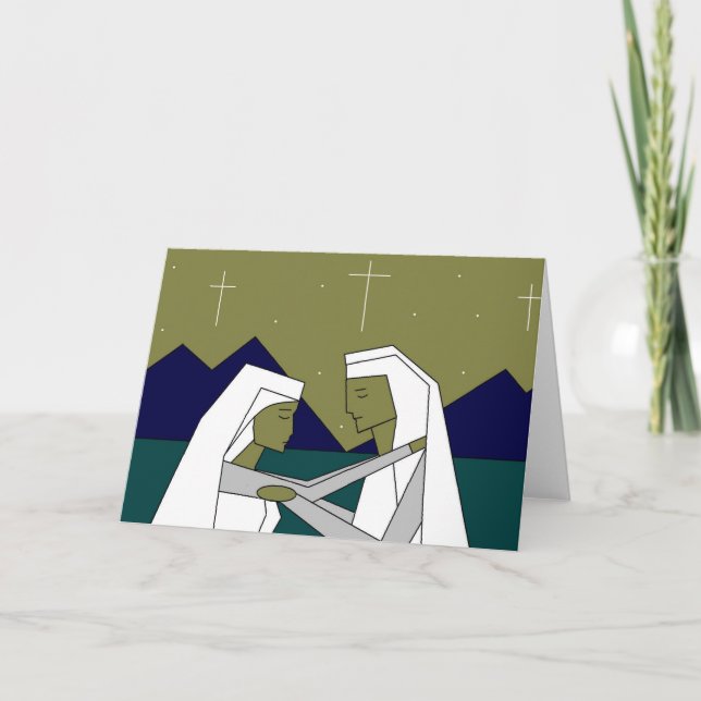 Silent Night Holiday Card (Front)