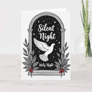 Silent Night Holy Christmas Card