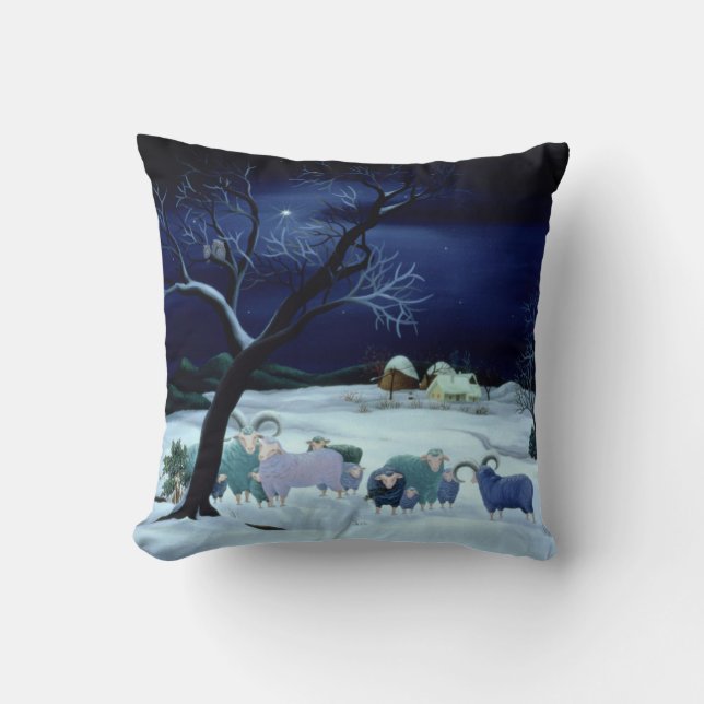 Silent Night Holy Night 1995 Cushion (Front)