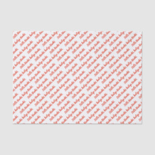 SILENT NIGHT, HOLY NIGHT IN GERMAN Tissue Paper
