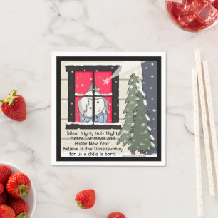 Silent Night, Holy Night Napkin