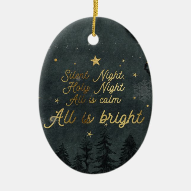 SILENT NIGHT, HOLY NIGHT ORNAMENT (Front)