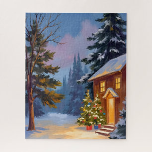 Silent Night Painted Christmas Jigsaw Puzzle