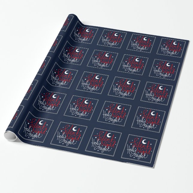 Silent Night Wrapping Paper (Unrolled)