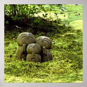 Silent Passage — Japanese Wabi-Sabi Harmony Photo  Poster