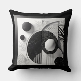 Silent Patterns of Marble & Light Cushion