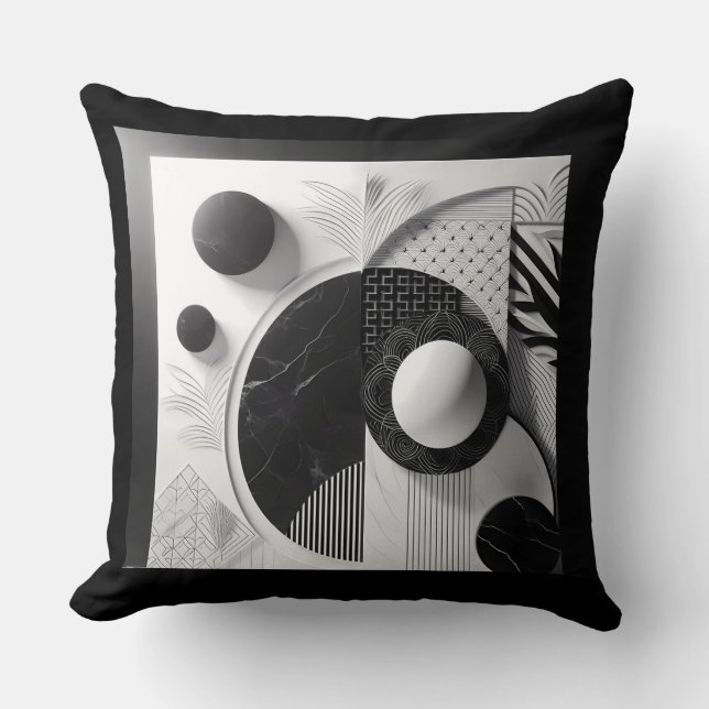 Silent Patterns of Marble & Light Cushion (Front)