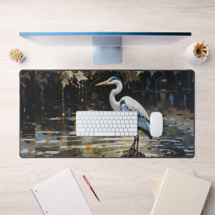 Silent Reflection Desk Mat