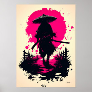 Silent Ronin Under the Blood Moon Poster