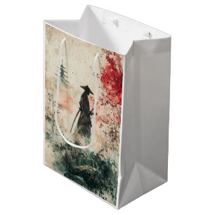 Silent Samurai Crimson Forest (1) Medium Gift Bag
