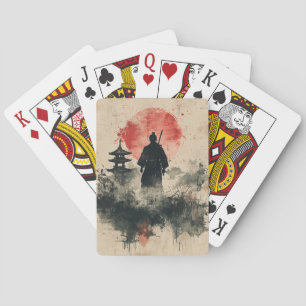 Silent Samurai Crimson Forest (3) Playing Cards