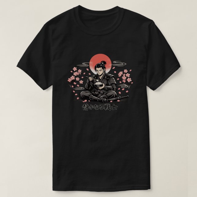 Silent Samurai Meal T-Shirt (Design Front)