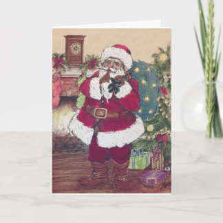 Silent Santa Holiday Card