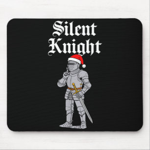 Silent Santa Knight Christmas Medieval Costume Men Mouse Pad