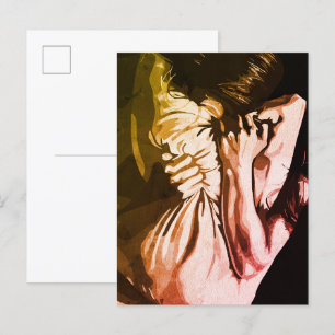 Silent Scream – Expression of Inner Turmoil Postcard