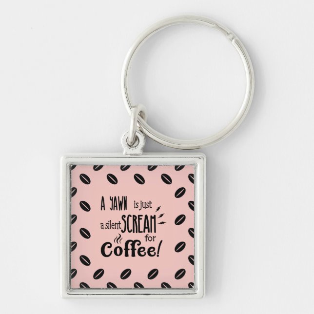 SILENT SCREAM KEY RING (Front)