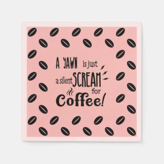 SILENT SCREAM NAPKIN