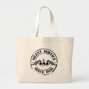 Silent Service Large Tote Bag