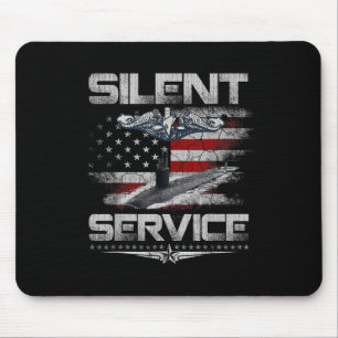 Silent Service U.s Submarines Forces Patriotic Vet Mouse Pad