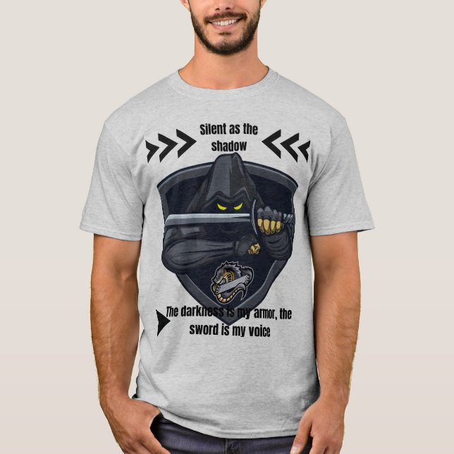 Silent Shadow Warrior T-Shirt (Front)