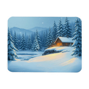 Silent Snow  Magnet