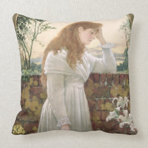 Silent Sorrow (w/c on paper) Cushion