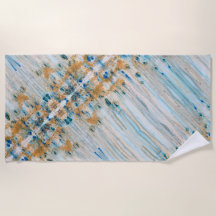 Silent Star Link - Beach Towel -Large