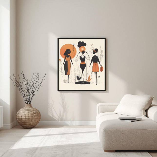 Silent Strength – Feminine Abstract Wall Art (Creator Uploaded)