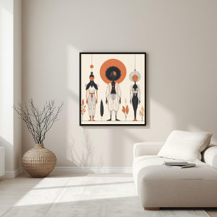 Silent Strength – Feminine Abstract Wall Art I