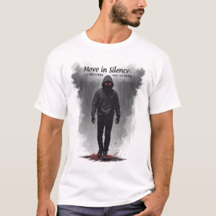 Silent Strength - Red Eyes Hoodie Storm Design T-S T-Shirt