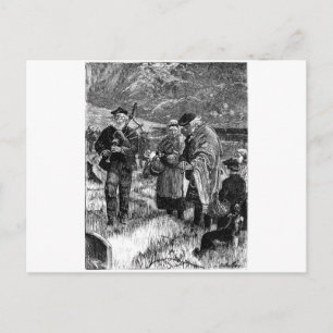 Silent they stood postcard
