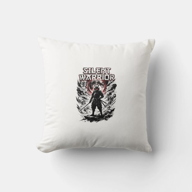 Silent Warrior Anime Cushion (Front)