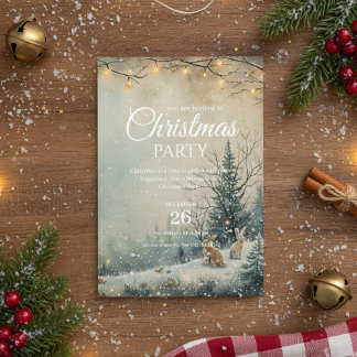 Silent Watch in the Winter Holiday Invitation Card